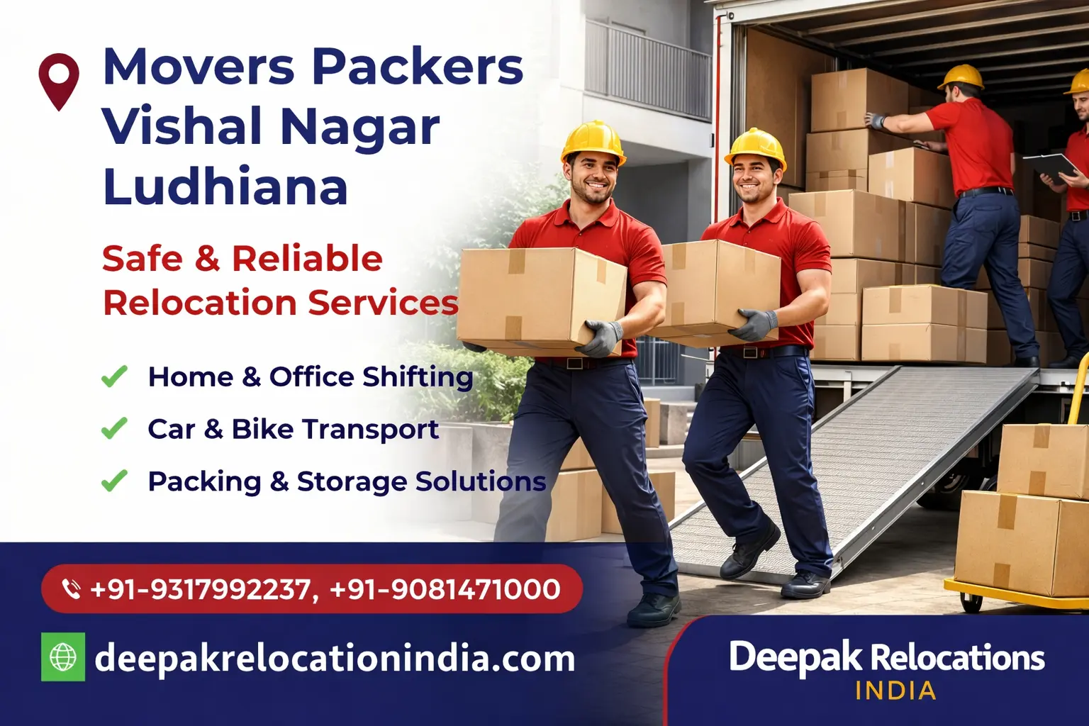 Movers Packers Vishal Nagar Ludhiana