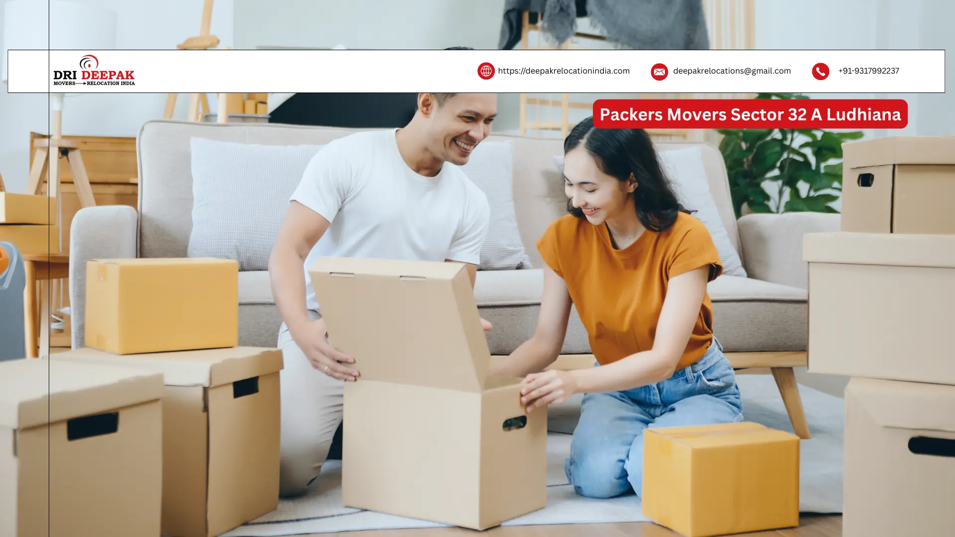 Packers Movers Sector 32 A Ludhiana
